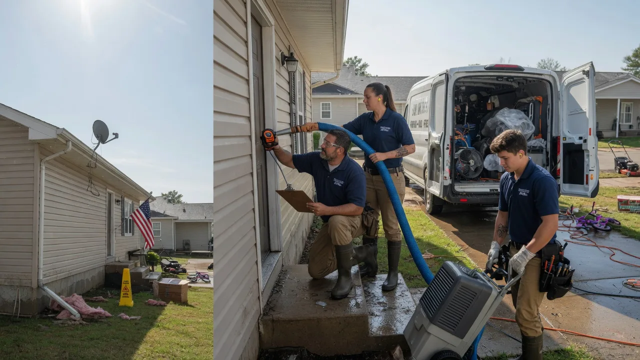 Ceiling Water Damage Restoration in Middlefield, OH near me